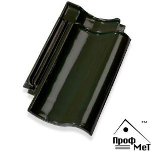 Керамическая черепица Jacobi Z5 хвойно-зеленый авангард глазурь