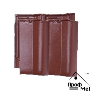 Керамическая черепица Meyer-Holsen Tandem двойная красная кенийская кристальная ангоба