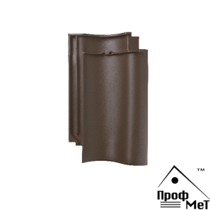 Керамическая черепица Meyer-Holsen Vario одинарная коричневая терра ангоба