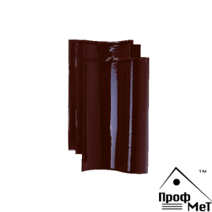 Керамическая черепица Meyer-Holsen Vario одинарная орехово-коричневая Глазурь Тренд