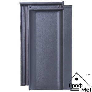 Керамическая черепица Meyer-Holsen Дакапо черная сланцевая ангоба