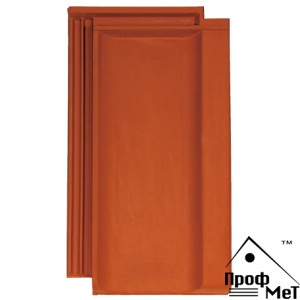 Керамическая черепица Meyer-Holsen Дакапо красная натуральная ангоба