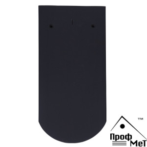 Керамическая черепица Meyer-Holsen Бобровый хвост глубоко-черная ангоба