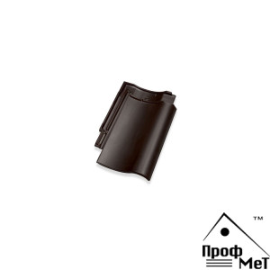 Керамическая черепица Walther Z9 Антрацит матовый ангоб