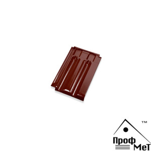 Керамическая черепица Walther Tradition Россо Brillanz глазурь