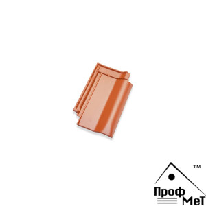 Керамическая черепица Walther W6v Красно-коричневый матовый ангоб