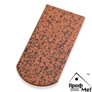 Керамическая черепица Walther Biberschwanzziegel Пестрый кирпичный матовый ангоб