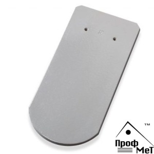 Керамическая черепица Walther Biberschwanzziegel Серебристо-серый Авангард глазурь