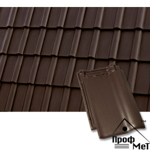 Керамическая черепица Roben Piemont коричневый