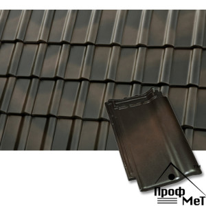 Керамическая черепица Roben Piemont Осенний лист ангоба